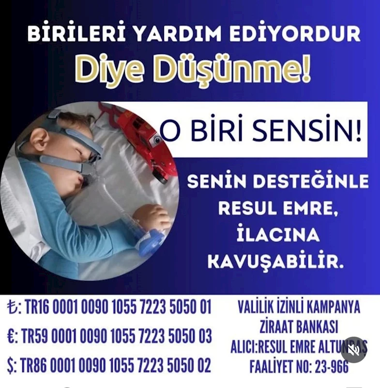 SMA ile Mücadele Eden 7 Yaşındaki Resul İçin Yardım Elinizi Uzatın