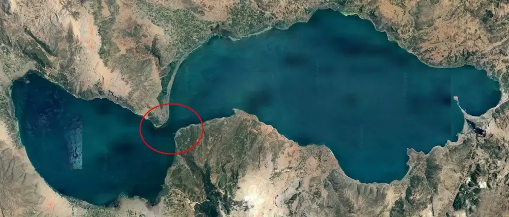 EĞİRDİR GÖLÜ İKİYE BÖLÜNÜYOR.. KEMER BOĞAZI 600 METRE DARALDI