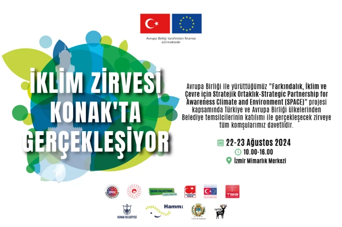 İklim Zirvesi 22-23 Ağustos’ta Konak’ta Gerçekleştirilecek