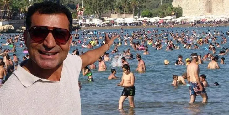 TATİLCİLER TARİHİ PLAJA AKIN ETTİ.. RUS TURİSTLER YOĞUN İLGİ GÖSTERDİ