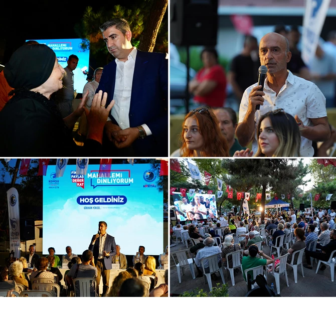 KARTAL’IN GELECEK VİZYONU ‘KOMŞU BULUŞMALARI’NDA İNŞA EDİLİYOR