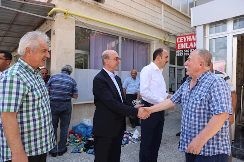 BAŞKANLAR ŞEYH ŞAMİL MAHALLESİ’NDE  VATANDAŞLARLA BULUŞTU