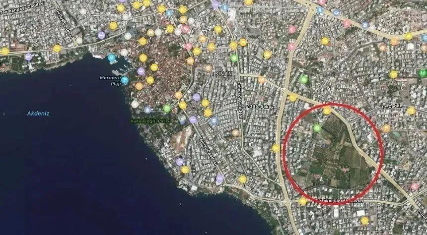 ‘ANTALYA’NIN NEFESİ’ NARENCİYE ALANI 10 YILLIĞINA İHALE EDİLDİ