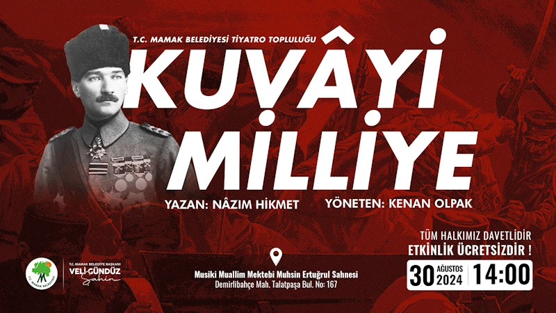 Mamak Belediyesi Tiyatro Topluluğu’ndan Zafer Bayramı’na Özel Oyun