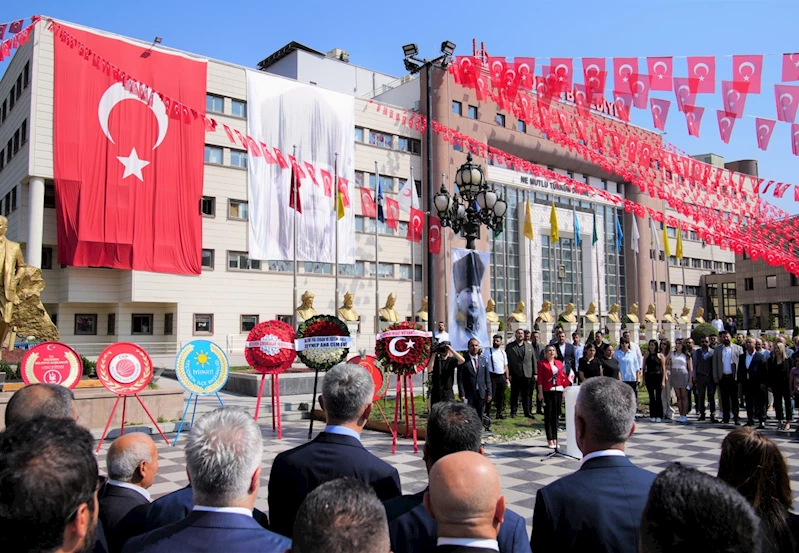 30 Ağustos Zaferi anısına çelenk bırakıldı