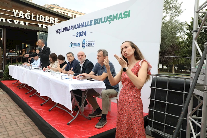 Mahalle Buluşmaları’nda Yeşilpınarlı komşularımızı dinledik