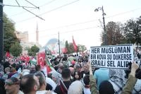 BAŞKAN ÖZTEKİN ÖZGÜR FİLİSTİN İÇİN AYASOFYA MEYDANI’NDA