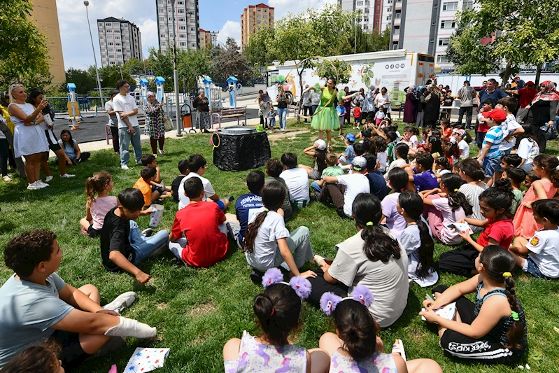 ANKARA BÜYÜKŞEHİRİN “ÇOCUK ETKİNLİK ARACI” İLE DOYA DOYA YAZ TATİLİ