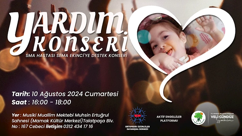Mamak Belediyesi Sema Bebek İçin Konser Düzenliyor