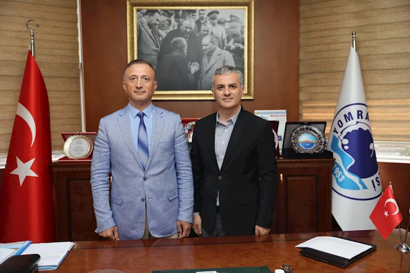 BÖLGE ADLİYE MAHKEMESİ 3.CEZA DAİRESİ BAŞKANIMIZDAN BAŞKANIMIZA MAKAMINDA ZİYARET
