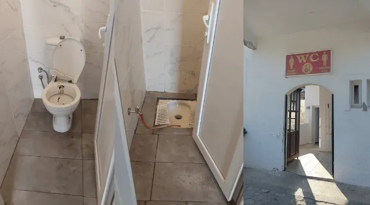 KALEİÇİ’NDE ULUSLARARASI REZALET.. ŞU TUVALETLERİN HALİNE BAKIN