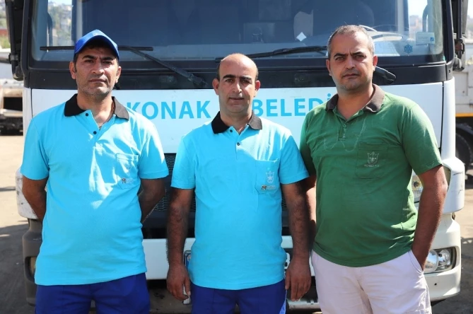 Konak Belediyesi İşçileri Bir Kez Daha Örnek Oldu
