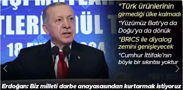 ERDOĞAN.. ‘ANAYASA