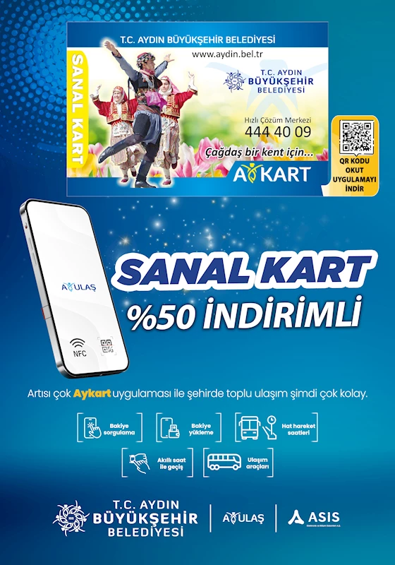 AYDIN’DA YENİ DÖNEM: SANAL KART İLE KOLAY VE TEMASSIZ ULAŞIM