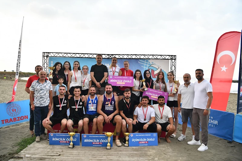 PLAJ VOLEYBOLUNDA KAZANANLAR BELLİ OLDU