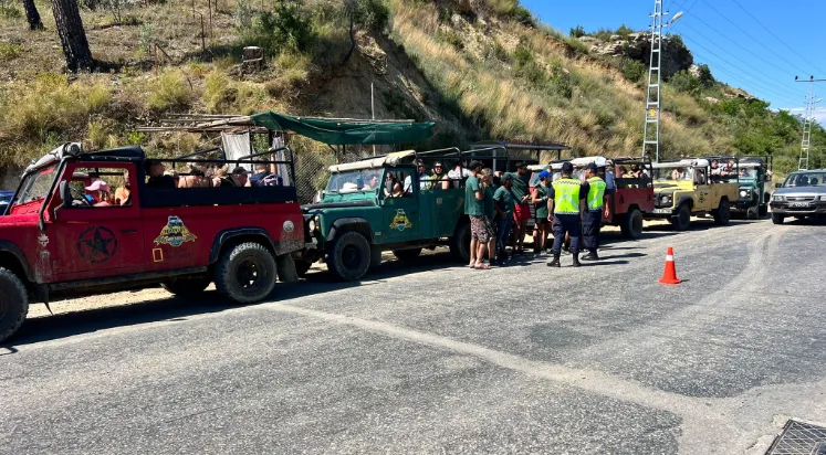 ANTALYA’DA SAFARİ ARACI VE ATV’LERE SIKI DENETİM