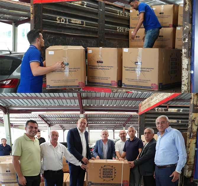 KARTAL BELEDİYESİ VE İBB’DEN AMATÖR KULÜPLERE SPOR MALZEMESİ DESTEĞİ
