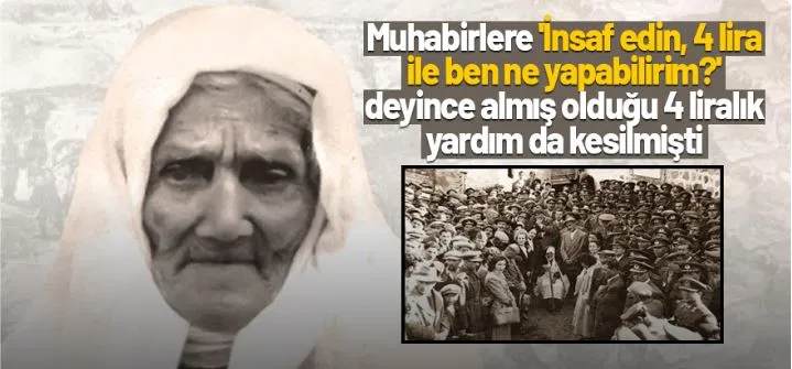 ‘İNÖNÜ BİR KAHRAMANLIK TİMSALİ NENE HATUN’U AÇLIĞA MAHKUM ETTİ’