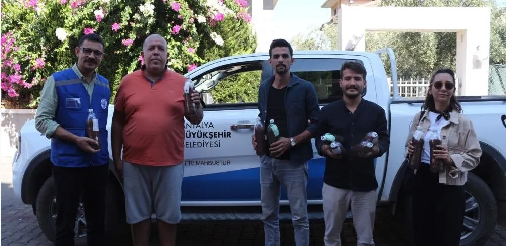 YANGINLARIN ARDINDAN YEŞİL MÜCADELE.. MARMARİS’TEN ANTALYA’YA TOHUM DESTEĞİ