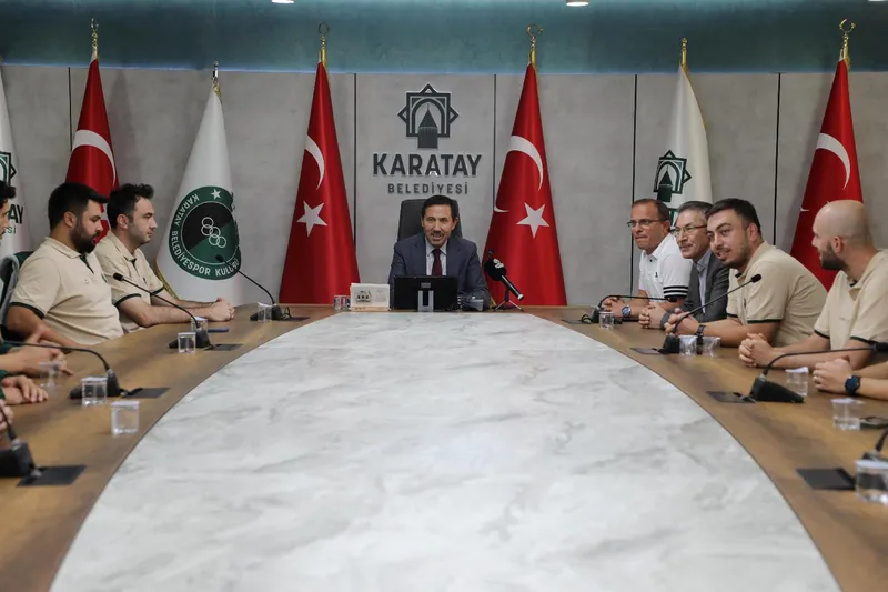 Karatay Belediyespor Basketbol Takımı Sezon Öncesi Başkan Kılca