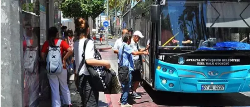 ANTALYA’DA TOPLU ULAŞIMA ZAM.. TAM 27 ÖĞRENCİ 12 LİRA OLDU
