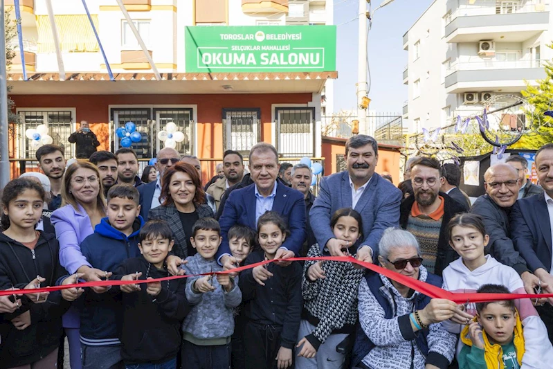 Başkan Seçer, Toroslar Belediyesi’nin ‘Selçuklar Mahallesi Okuma Salonu’nun Açılış Törenine Katıldı