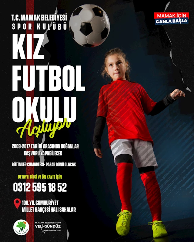 Kız Futbol Okulu Açılıyor