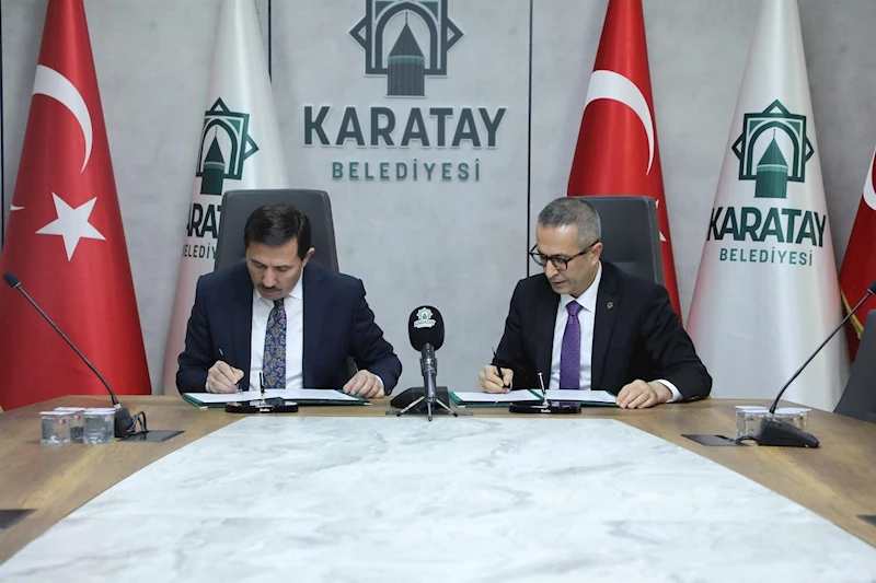 KARATAY BELEDİYESİ VE YUNUS EMRE ENSTİTÜSÜ ORTAK PROJELER İÇİN GÜÇ BİRLİĞİ YAPTI