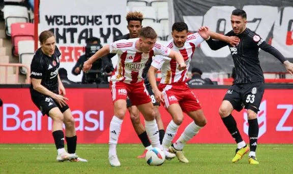 ANTALYASPOR EVİNDE BEŞİKTAŞ’A 2-1 YENİLDİ VE KUPA’DAN ELENDİ