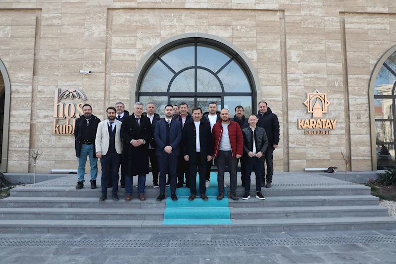 KARDEŞ ŞEHİRDEN KARATAY BELEDİYESİ’NE ZİYARET