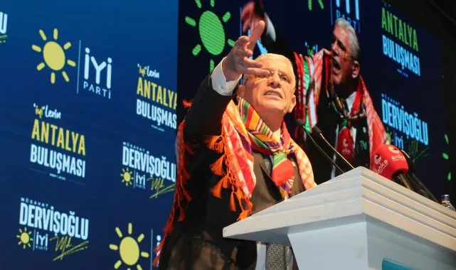 DERVİŞOĞLU ANTALYA’DA.. ‘YARGI KILICINI SİYASETİN ÜZERİNDE SALLAYAMAZSINIZ’