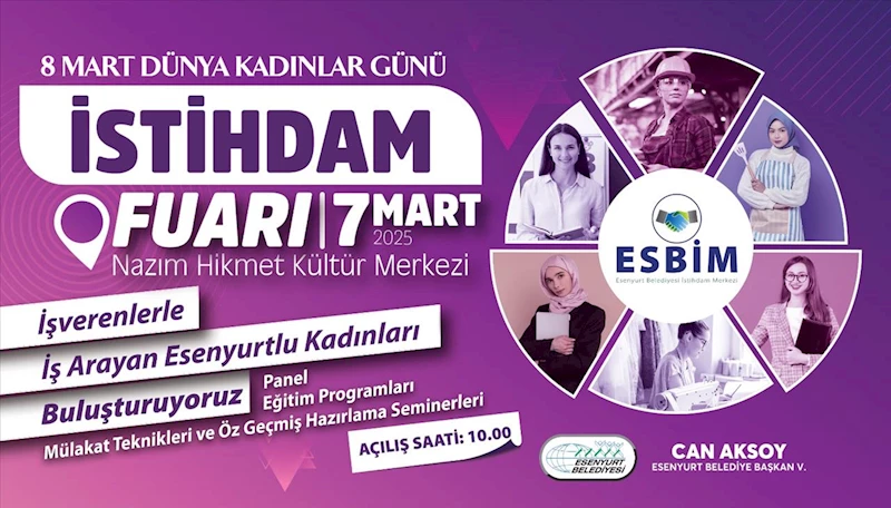 8 Mart Dünya Kadınlar Günü İstihdam Fuarı