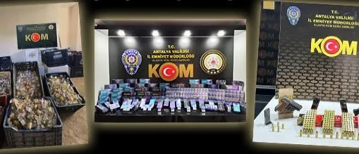 KEPEZ MURATPAŞA ALANYA VE MANAVGAT’TA KAÇAKÇILIK OPERASYONLARI