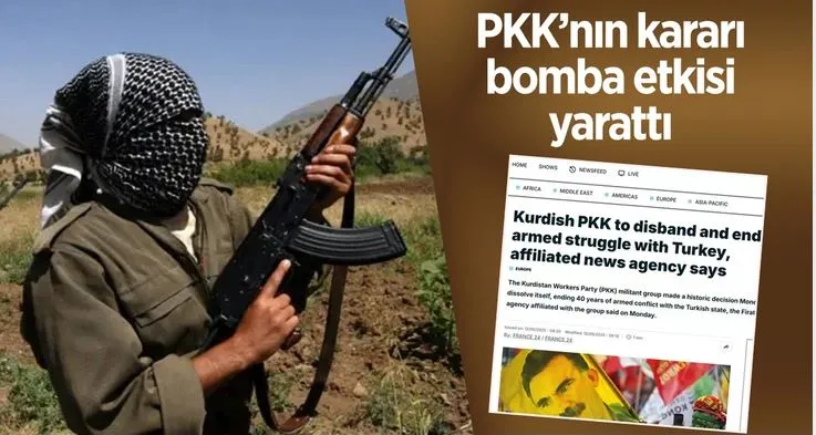 PKK KENDİNİ FESHETTİ.. DÜNYA BASININDA HABERİ KİM NASIL GÖRDÜ?