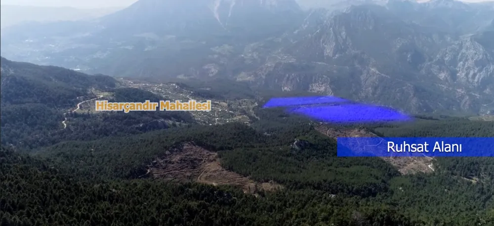 ANTALYA’NIN HİSARÇANDIR ORMANLARINDA ‘DİNAMİT’ TEHLİKESİ