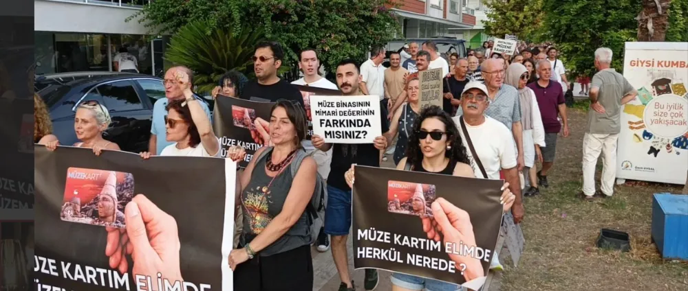 ANTALYA ARKOLOJİ MÜZESİ TADİLATA GİRDİ.. AMA EYLEMLER SÜRÜYOR