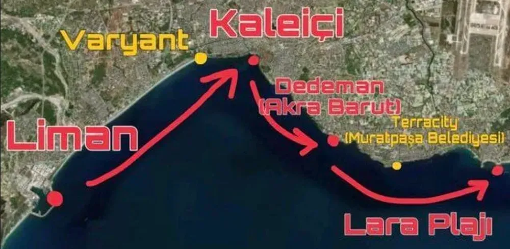 ANTALYA TRAFİĞİNİ RAHATLATACAK BİR ÖNERİ.. ‘DENİZLER ULAŞIMA DAHİL EDİLMELİ’